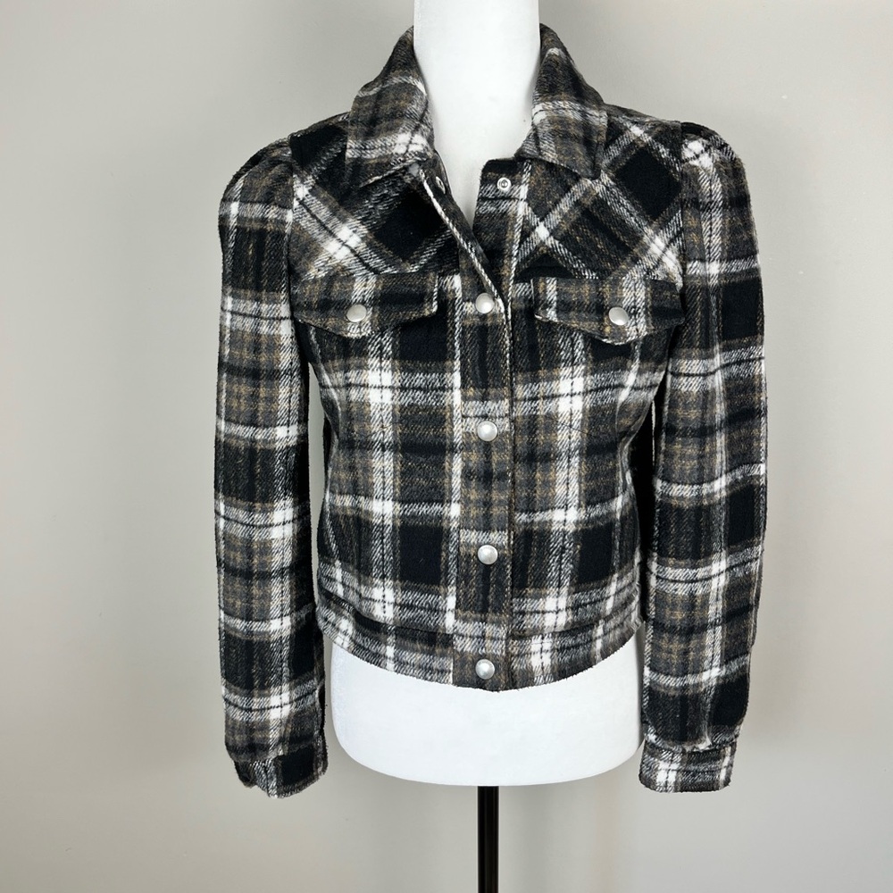 BLANK NYC Cropped Shacket